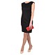 Mini Clutch Lily aus pflanzlich gegerbtem Leder – Retro Rot mit Kroko-Prägung