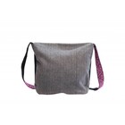 MESSENGER BAG HAPPY grey