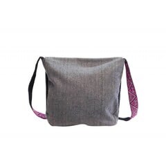 MESSENGER BAG HAPPY grey