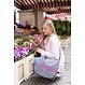 Happy – Grey Tweed Messenger Shoulder Bag