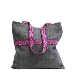 Celine Grey Tweed Shopper
