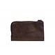 Elisa Women's Wallet in Cow Leather – Chocolate Brown