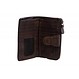 Elisa Women's Wallet in Cow Leather – Chocolate Brown