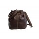 Sydney Bucket Bag in Cow Leather – Chocolate Brown