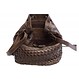 Sydney Bucket Bag in Cow Leather – Chocolate Brown