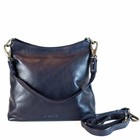 SHOPPER AVA leather blue