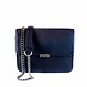 Clutch Janice aus pflanzlich gegerbtem Leder – Vintage-Blau