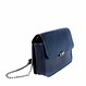 Clutch Janice aus pflanzlich gegerbtem Leder – Vintage-Blau