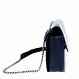 Clutch Janice aus pflanzlich gegerbtem Leder – Vintage-Blau