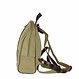 City Rucksack Girona aus gewachstem Canvas & Leder – Olive