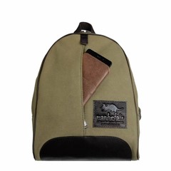 Canvas Rucksack Girona olive