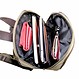 City Rucksack Girona aus gewachstem Canvas & Leder – Olive