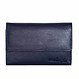 Joni Women's Wallet in Vegetable-Tanned Leather – Blue