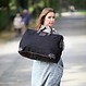 Reisetasche Catania aus gewachstem Canvas & Leder – Schwarz