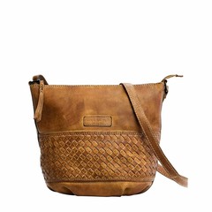 Nice Cognac Leather Shoulder Bag
