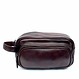 Toronto Wash Bag in Cow Leather – Chocolate Brown