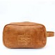 Toronto Wash Bag in Cow Leather – Cognac – B-Grade