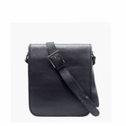 SHOULDER BAG AMBER leather black