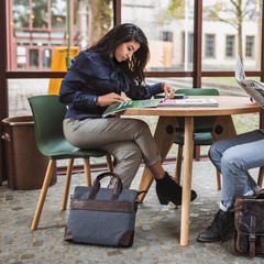 LAPTOPTASCHE MAPPE  CAMBRIDGE Canvas blau