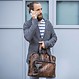 Sam Laptop & Messenger Bag in Cow Leather – Smokey Brown
