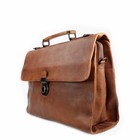 Odin Reddish Brown Leather Business Bag