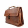 BUSINESS BAG ODIN leather reddish brown