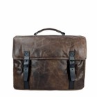 Aktentasche Laptoptasche Ruben Leder smokey braun