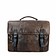 Ruben Smokey Brown Leather Briefcase Laptop Bag