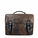 Ruben Briefcase & Laptop Bag in Cow Leather – Smokey Brown