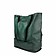 Lorena Green Leather XL Shopper
