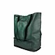 Lorena XL Shopper in Cow Leather – Green
