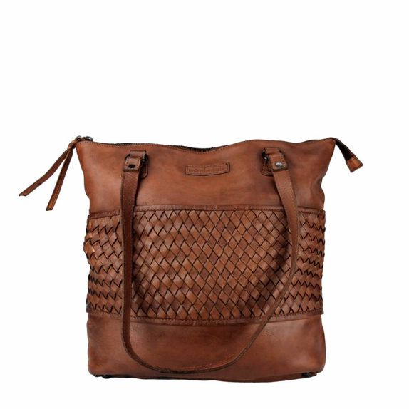 Göteborg Shopper in Cow Leather – Reddish Brown
