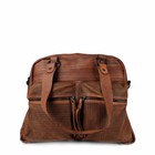 Henrietta Reddish Brown Leather Shopper