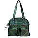 Henrietta Shopper in Cow Leather – Green