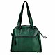 Henrietta Shopper in Cow Leather – Green