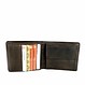 Jake Wallet in Cow Leather – Chocolate Brown