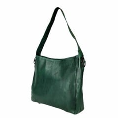 SHOPPER MELODY leather green