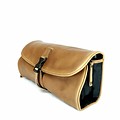 Cliffhanger Cognac Leather Toiletry Bag