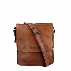 Maya Reddish Brown Leather Shoulder Bag – B-Grade