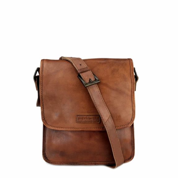 Maya Shoulder Bag in Cow Leather – Reddish Brown | B-Grade