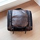 Travelbird Wash Bag in Cow Leather – Smokey Brown