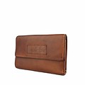 PURSE JONI  leather reddish brown