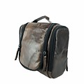Travelbird Smokey Brown Leather Wash Bag