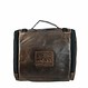 Travelbird Wash Bag in Cow Leather – Smokey Brown