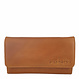Mini Clutch Lily aus gewachstem, pflanzlich gegerbtem Leder – Camel