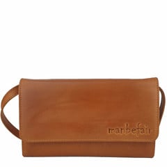 Clutch Lily Leder camel
