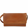 Lily Leather Clutch Camel