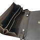 Mini Clutch Lily aus gewachstem, pflanzlich gegerbtem Leder – Braun