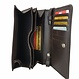 Mini Clutch Lily aus gewachstem, pflanzlich gegerbtem Leder – Braun