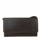 CLUTCH LILY leder braun gewachst